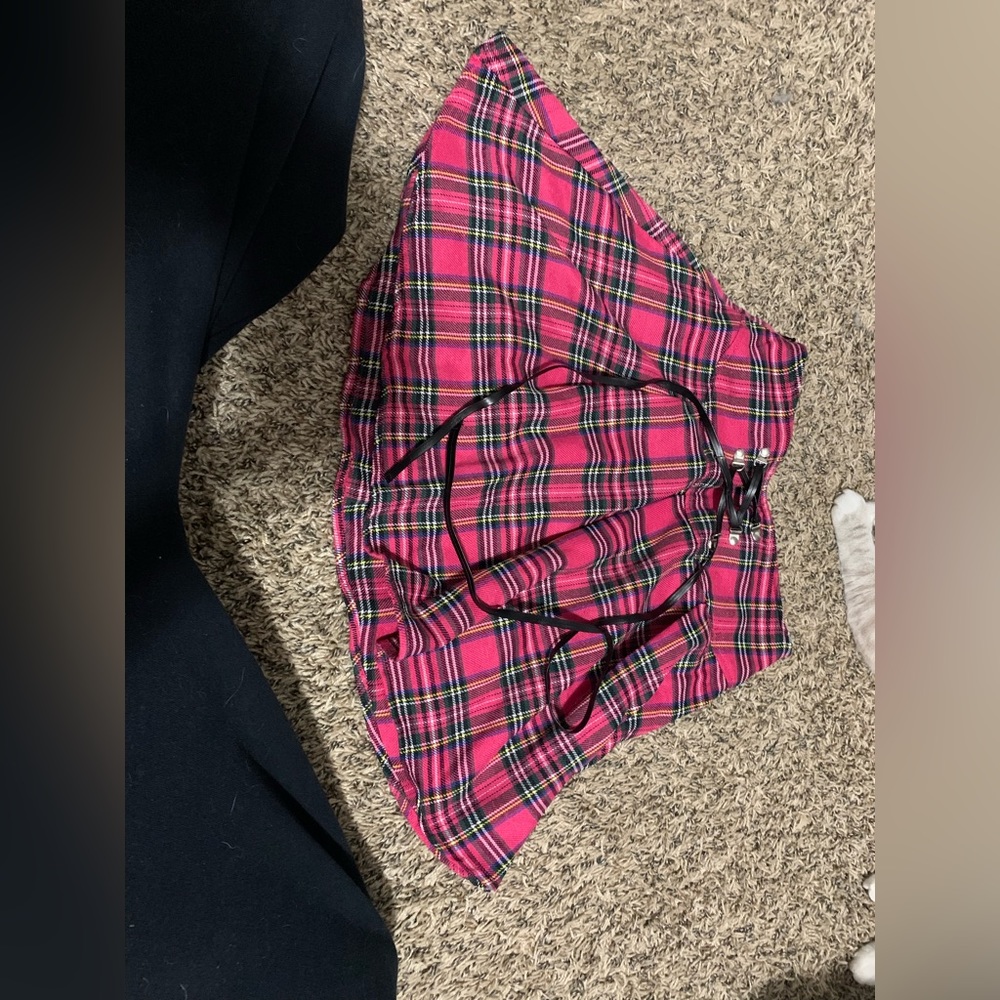 Shein pink skirt